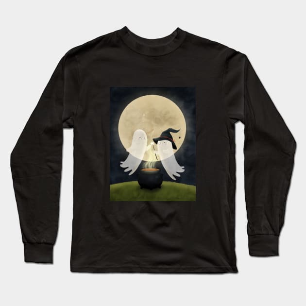 Little ghosts Long Sleeve T-Shirt by LoneJensen